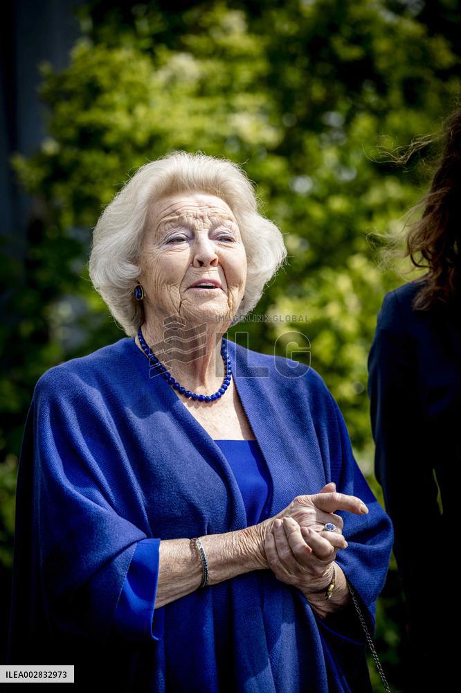 Princess Beatrix Christens A New Competition Boat  - Leiden