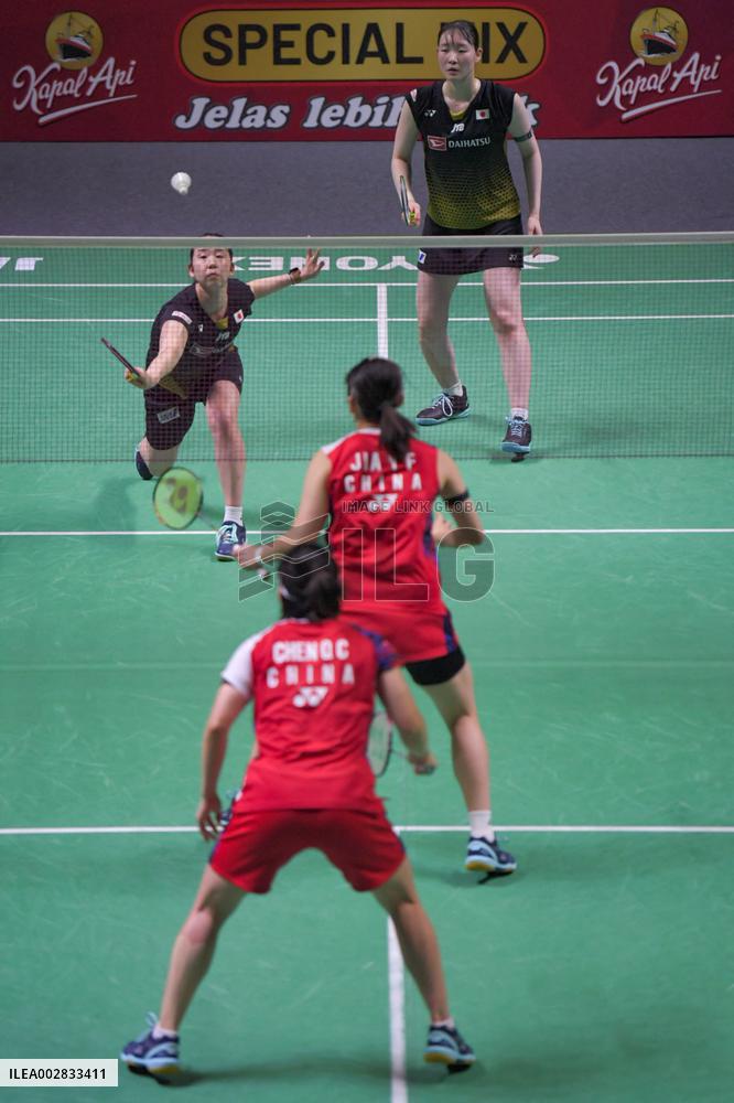 (SP)INDONESIA-JAKARTA-BADMINTON-INDONESIA OPEN-WOMEN'S DOUBLES