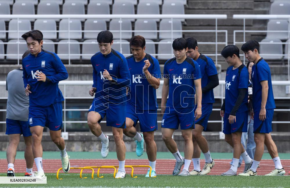 (SP)SOUTH KOREA-GOYANG-FOOTBALL-FIFA WORLD CUP QUALIFIER-TRAINING