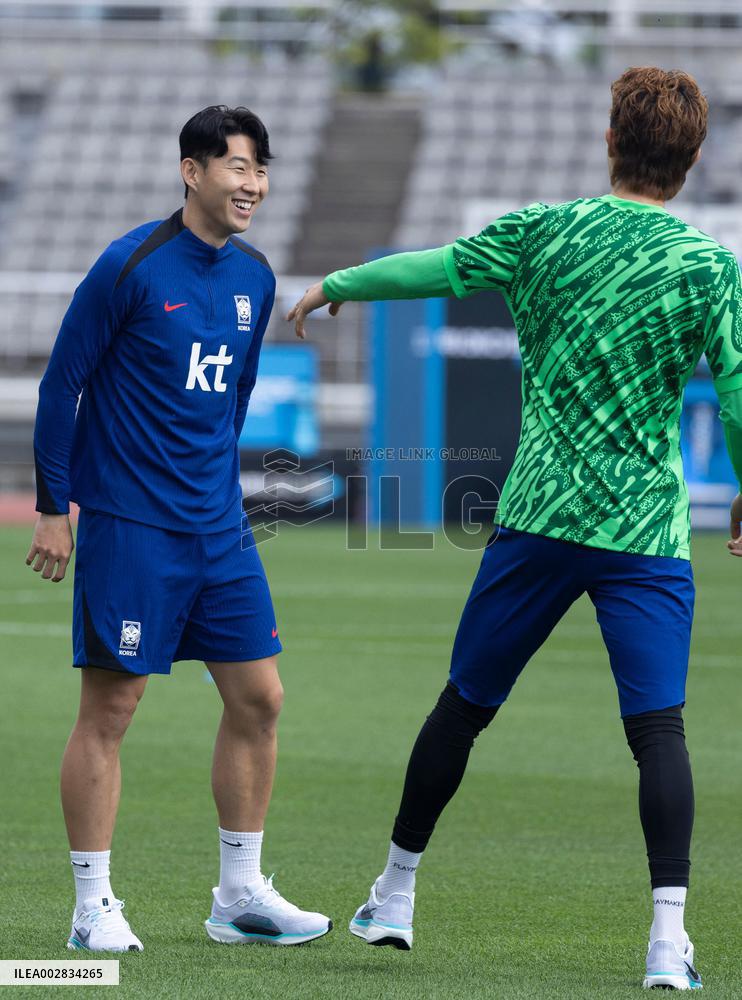 (SP)SOUTH KOREA-GOYANG-FOOTBALL-FIFA WORLD CUP QUALIFIER-TRAINING