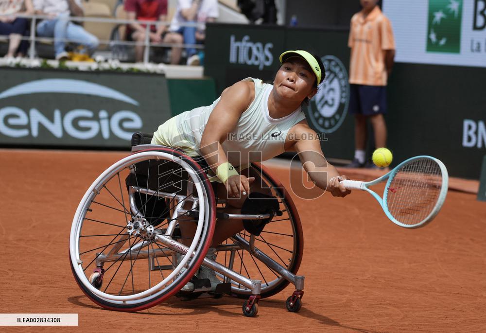 French Open - Diede De Groot Wins Women's Wheelchair Singles Final