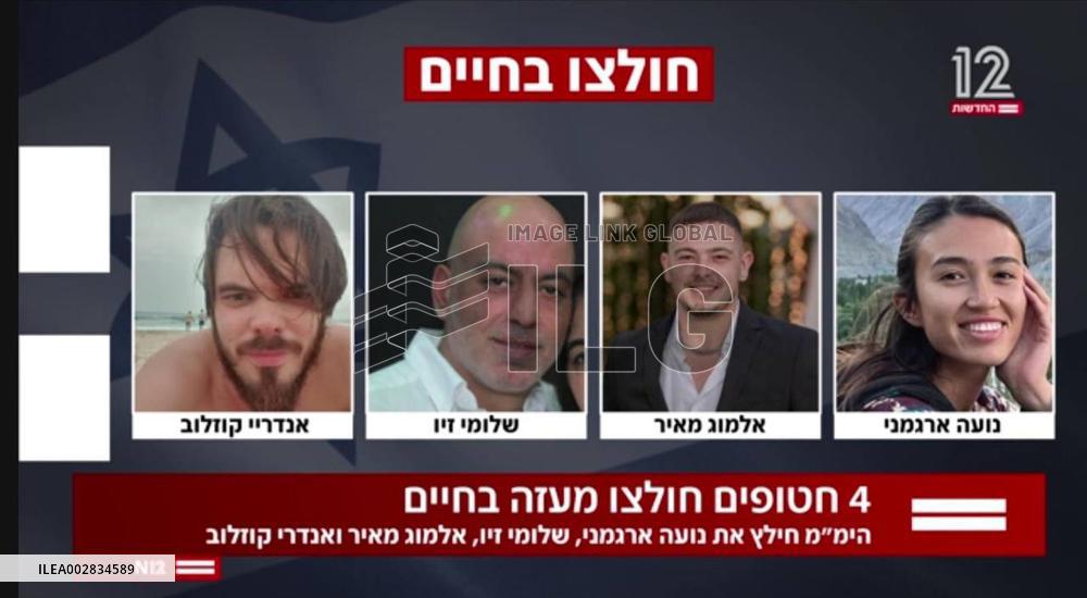 ISRAEL-GAZA-HOSTAGES-RESCUE