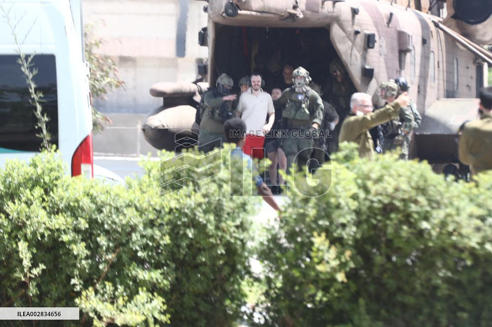 ISRAEL-GAZA-HOSTAGES-RESCUE