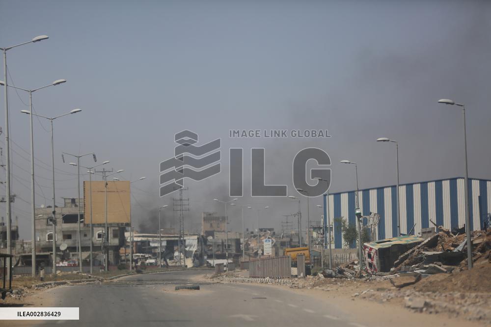 (PhotoFlash)MIDEAST-GAZA-NUSEIRAT REFUGEE CAMP-ISRAEL-ATTACK