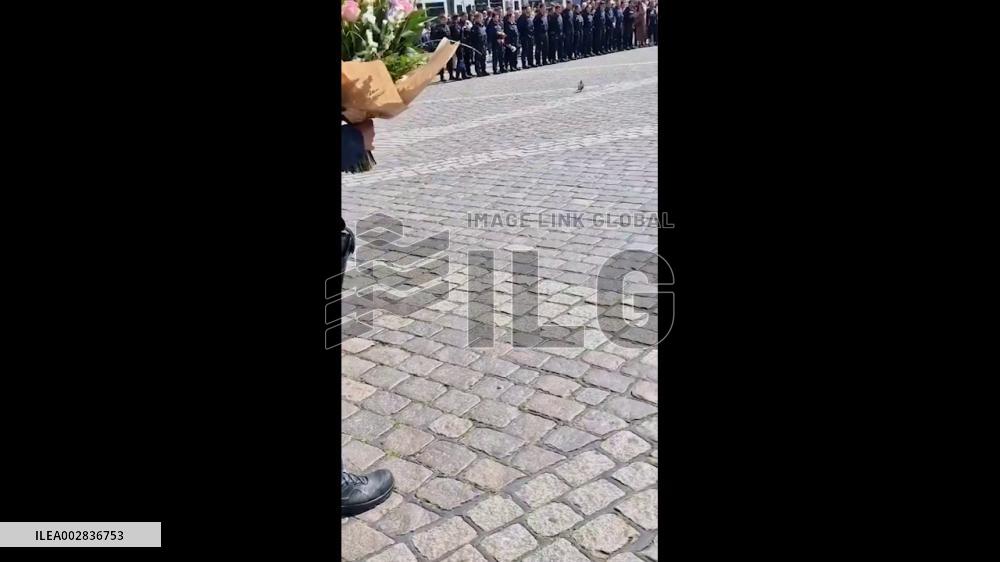 Germany: Thousands Take Part In Silent Demonstrations For Manheim Fallen Officer