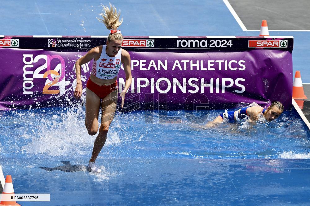 European Athletic Championships - Flavie Renouard Falls