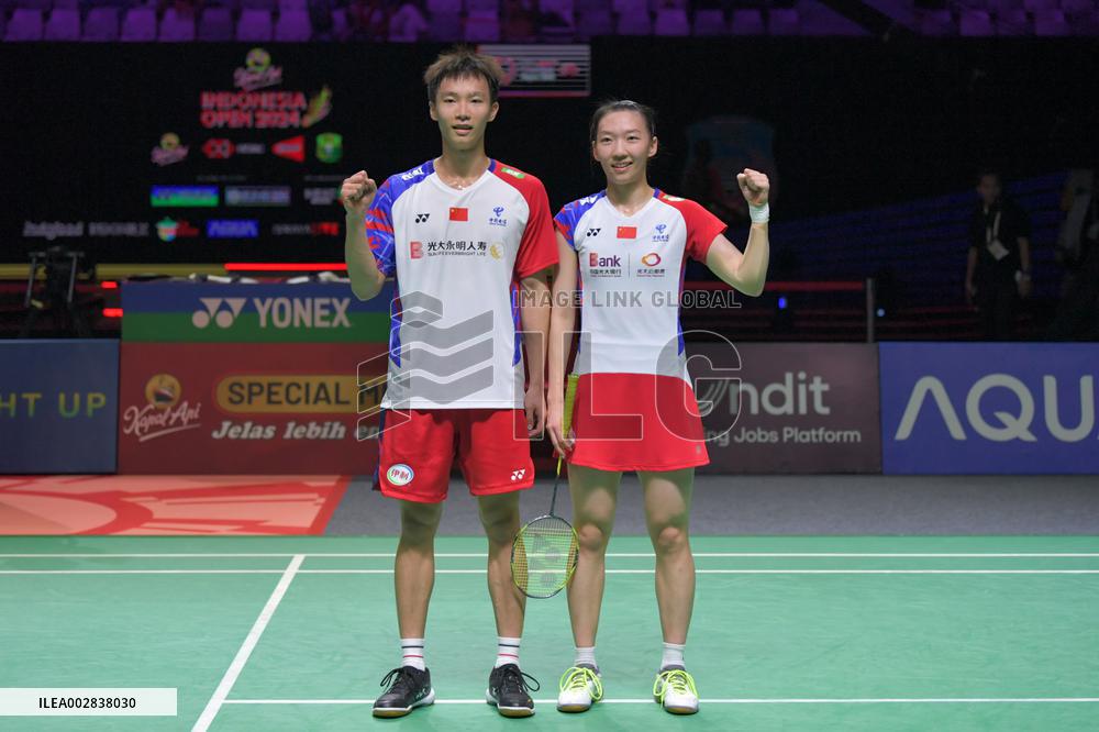 (SP)INDONESIA-JAKARTA-BADMINTON-INDONESIA OPEN-MIXED DOUBLES-FINAL