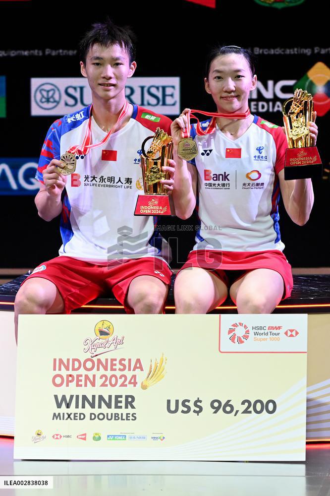 (SP)INDONESIA-JAKARTA-BADMINTON-INDONESIA OPEN-MIXED DOUBLES-FINAL