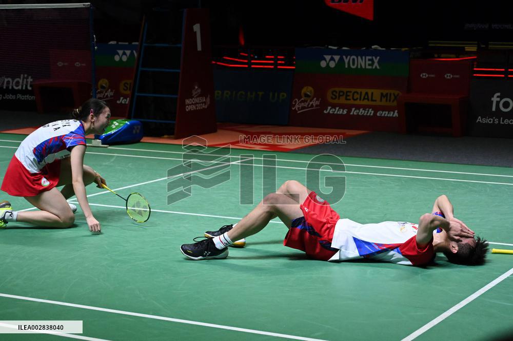 (SP)INDONESIA-JAKARTA-BADMINTON-INDONESIA OPEN-MIXED DOUBLES-FINAL