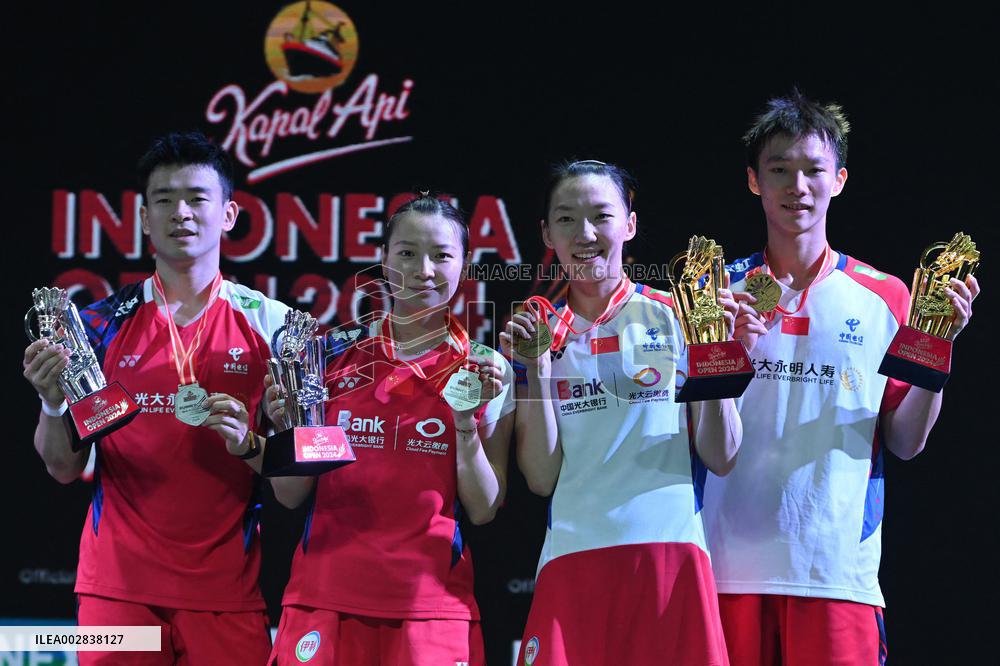 (SP)INDONESIA-JAKARTA-BADMINTON-INDONESIA OPEN-MIXED DOUBLES-FINAL