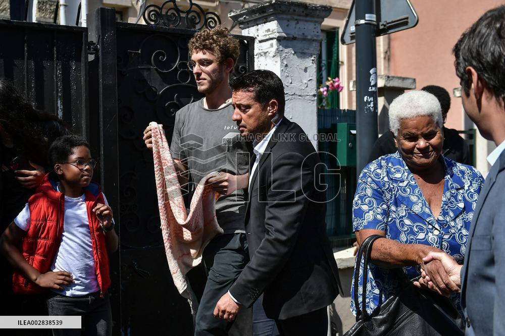 French PM Gabriel Attal votes for European Parliament Elections in Paris FA
