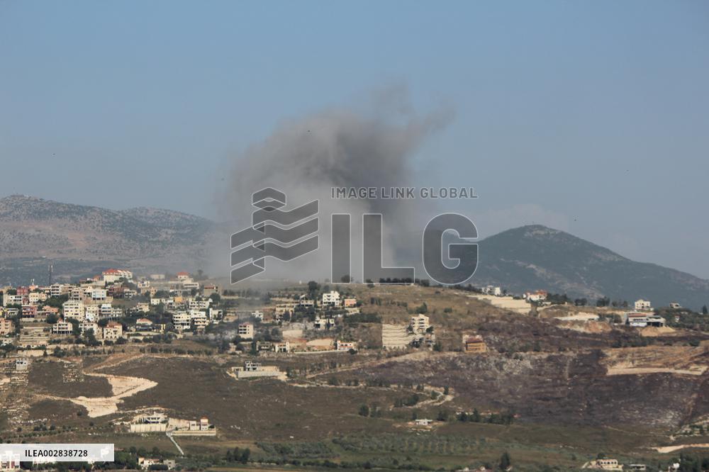 LEBANON-AITAROUN-ISRAEL-BORDER-TENSIONS