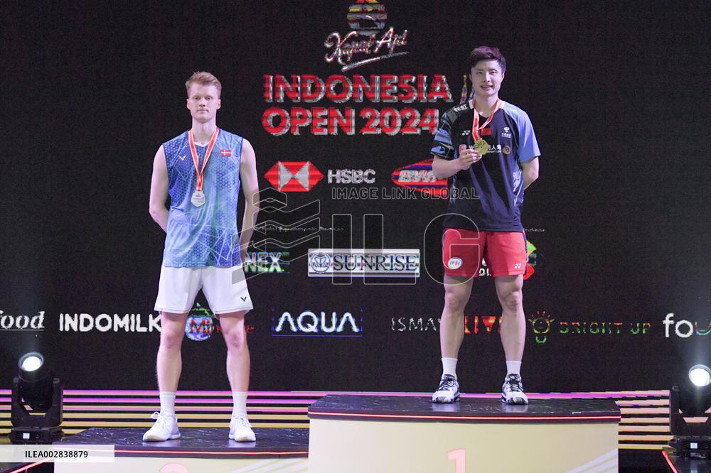 (SP)INDONESIA-JAKARTA-BADMINTON-INDONESIA OPEN-MEN'S SINGLES-FINAL
