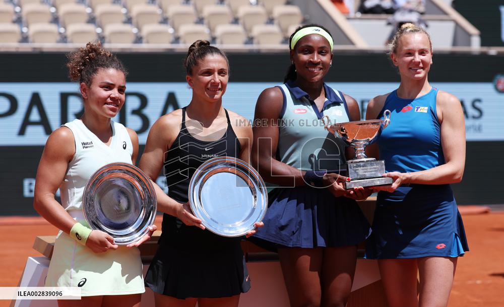 (SP)FRANCE-PARIS-TENNIS-FRENCH OPEN-WOMEN'S DOUBLES