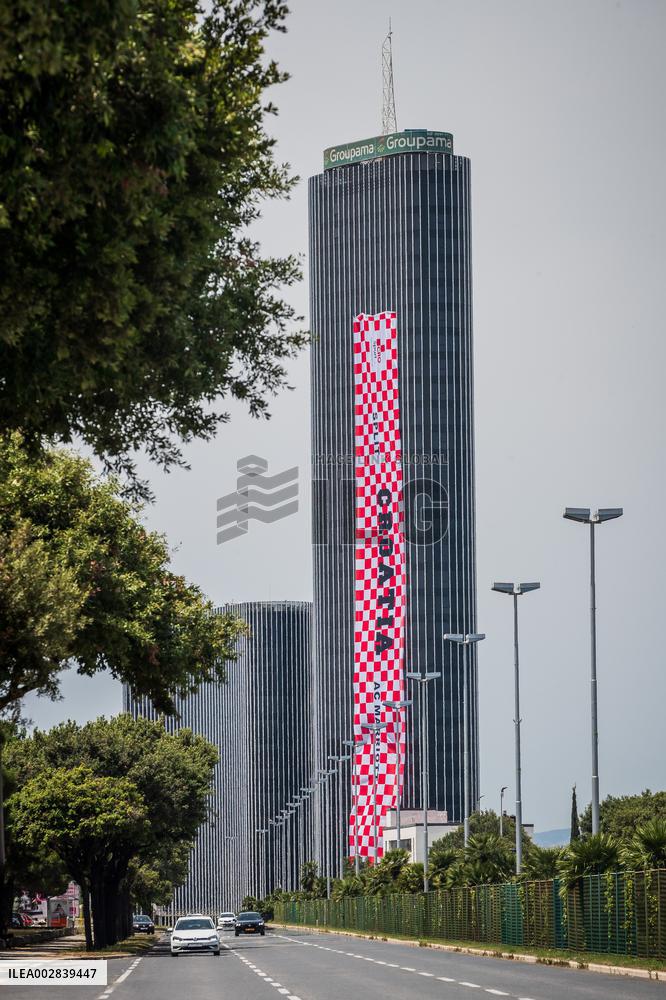 (SP)CROATIA-SPLIT-EURO 2024 BANNER