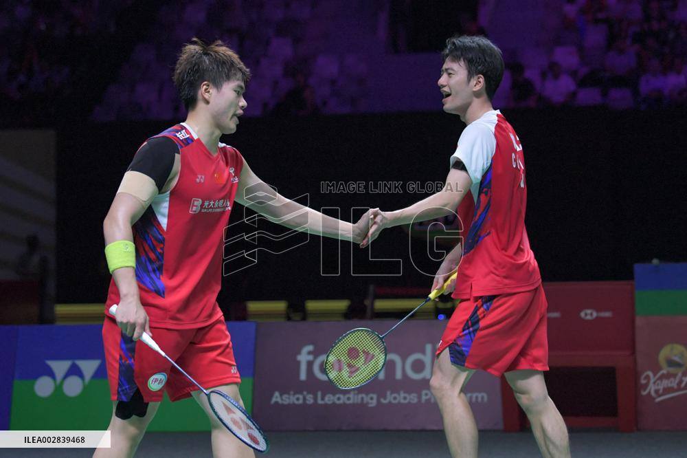(SP)INDONESIA-JAKARTA-BADMINTON-INDONESIA OPEN-MEN'S DOUBLES-FINAL