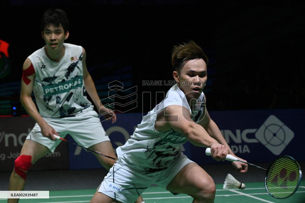 (SP)INDONESIA-JAKARTA-BADMINTON-INDONESIA OPEN-MEN'S DOUBLES-FINAL