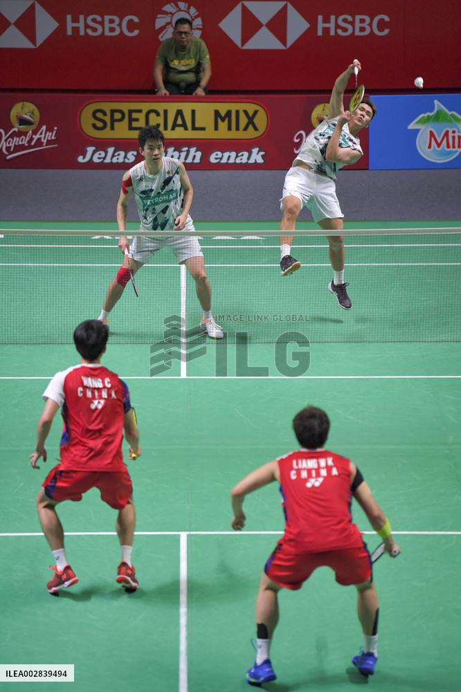 (SP)INDONESIA-JAKARTA-BADMINTON-INDONESIA OPEN-MEN'S DOUBLES-FINAL