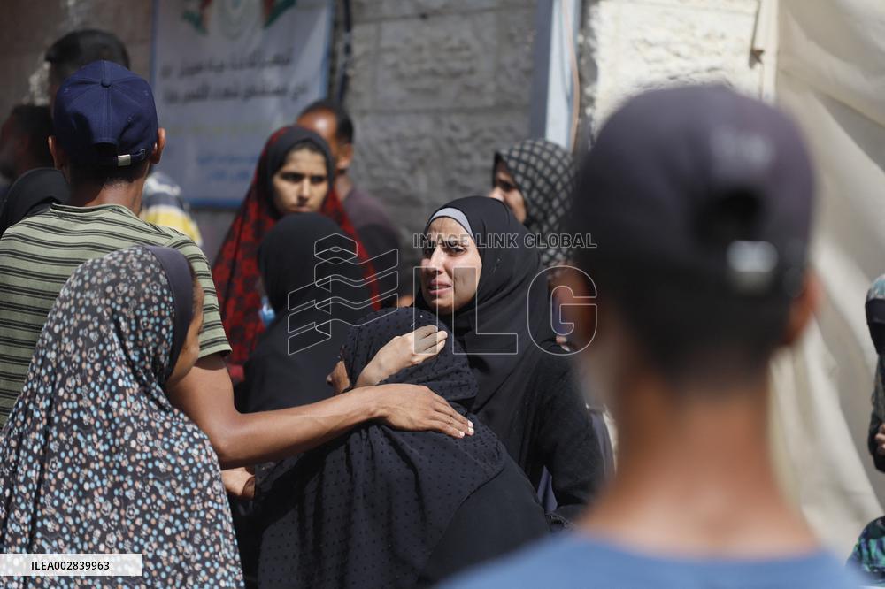 Victims of Israeli Attack On Nuseirat Camp At Al-Aqsa Martyrs Hospital