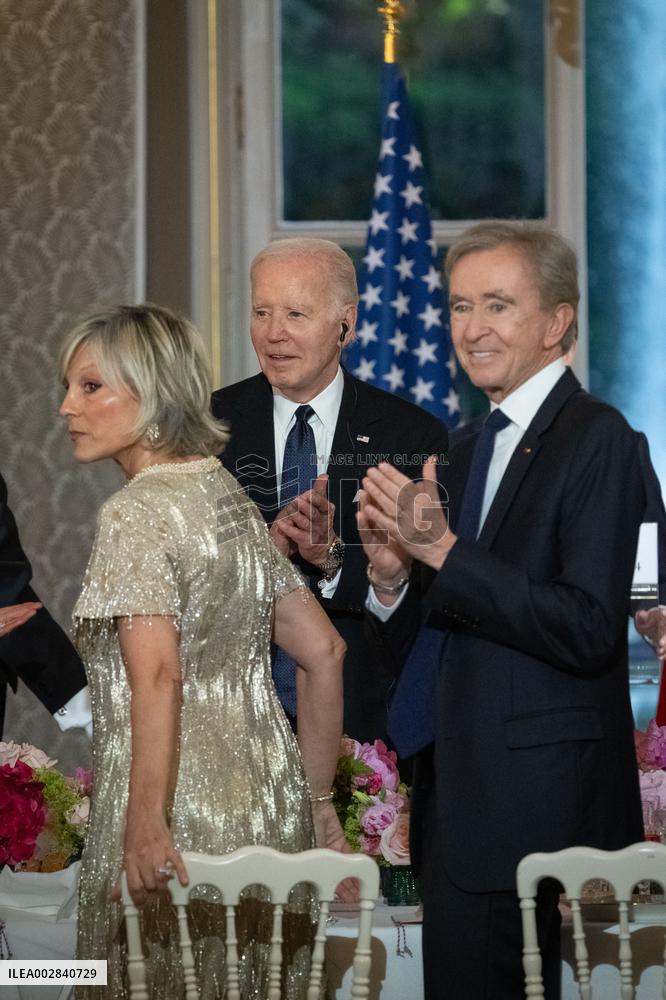 State Dinner in Honor of US President Biden At Elysee - Paris