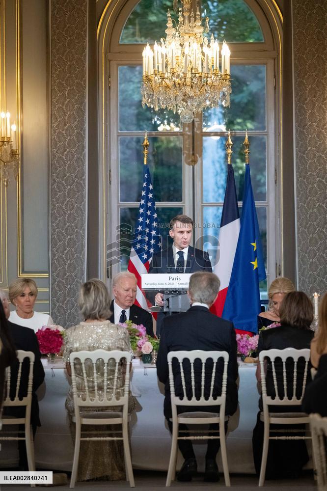 State Dinner in Honor of US President Biden At Elysee - Paris