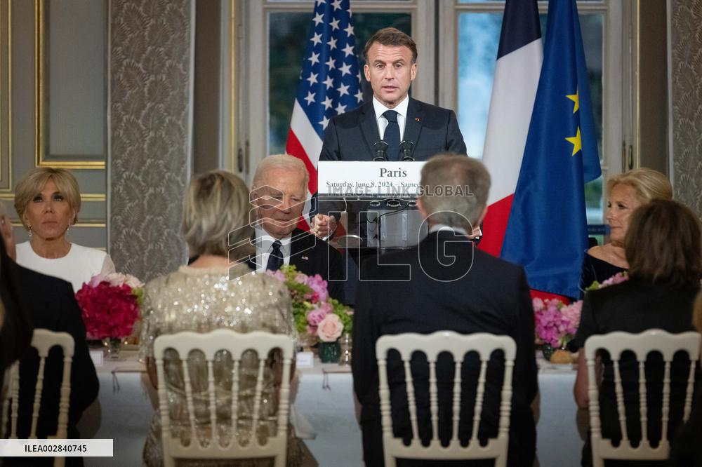 State Dinner in Honor of US President Biden At Elysee - Paris