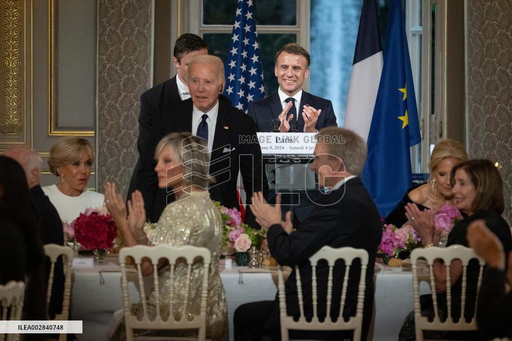 State Dinner in Honor of US President Biden At Elysee - Paris