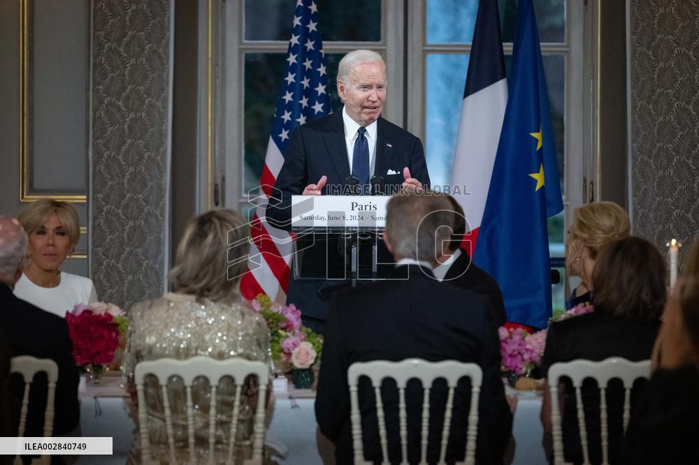 State Dinner in Honor of US President Biden At Elysee - Paris