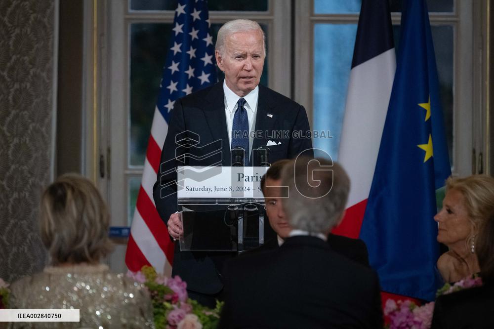 State Dinner in Honor of US President Biden At Elysee - Paris