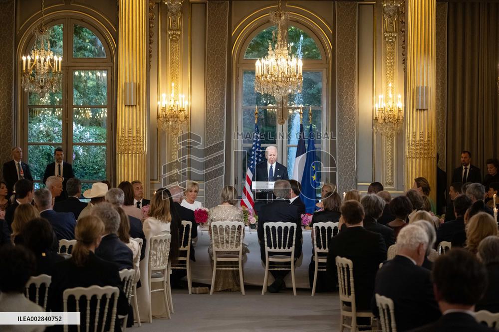 State Dinner in Honor of US President Biden At Elysee - Paris
