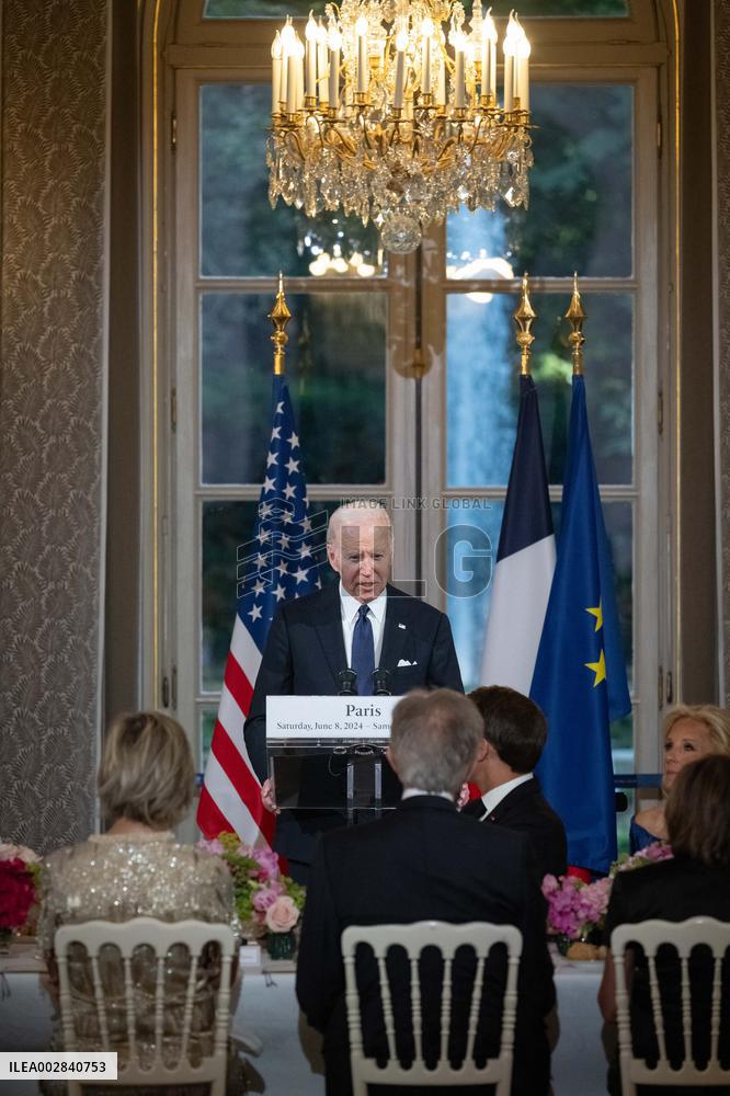State Dinner in Honor of US President Biden At Elysee - Paris