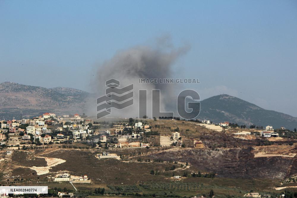 Israeli Airstrike On Aitaroun - Lebanon