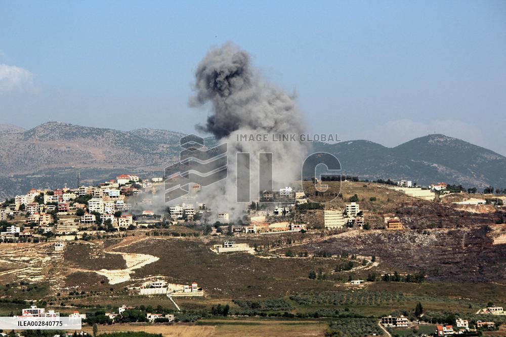Israeli Airstrike On Aitaroun - Lebanon