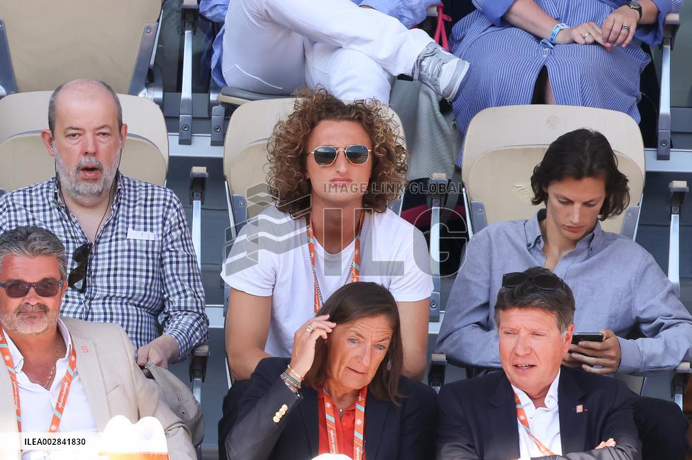 Celebrities During men's Final The 2024 French Open - Village Day Fiftheeen NB