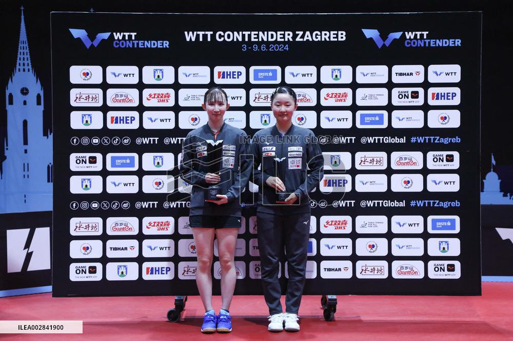 (SP)CROATIA-ZAGREB-TABLE TENNIS-WTT-CONTENDER