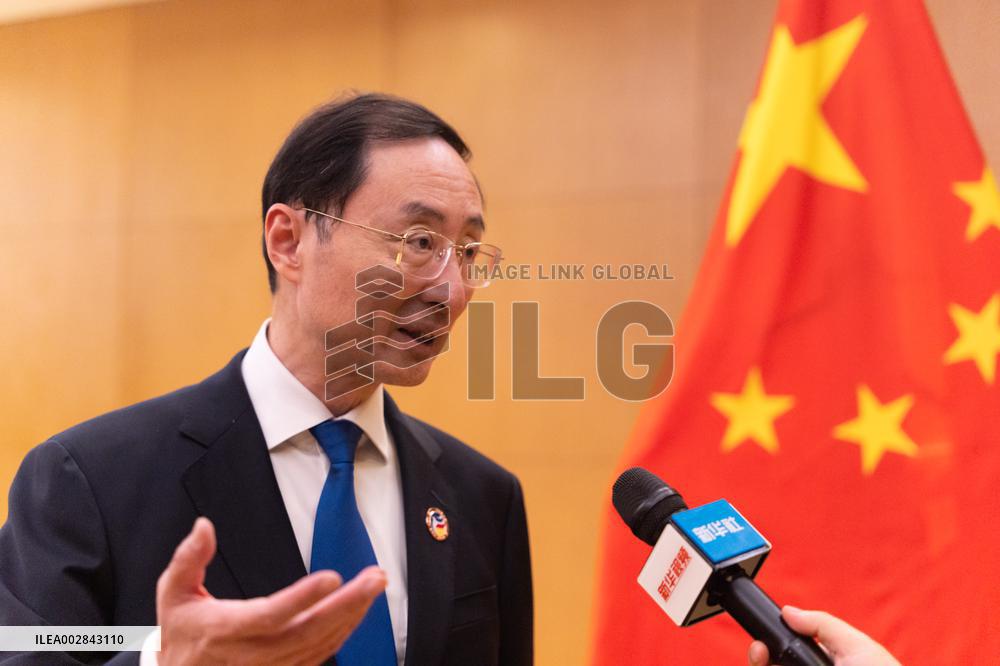 LAOS-VIENTIANE-SUN WEIDONG-INTERVIEW