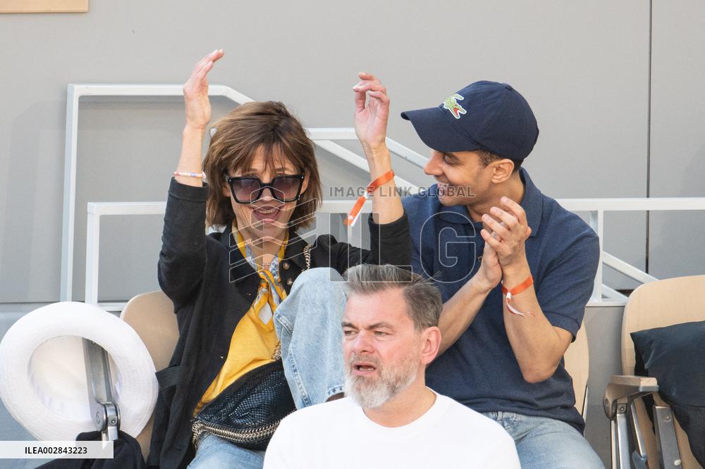 French Open - Sophie Marceau At The Stands