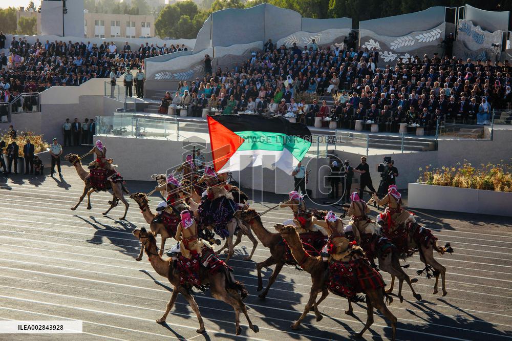 King of Jordan Celebrates 25 Years of his Crowning - Amman