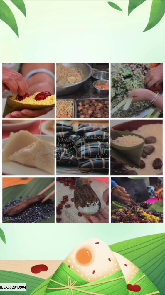 A visual feast of zongzi across China in 60 seconds