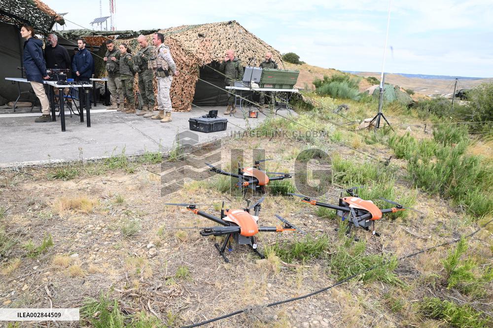 King Felipe At The 'Atlas 24' Exercise Of The Army - Zaragoza