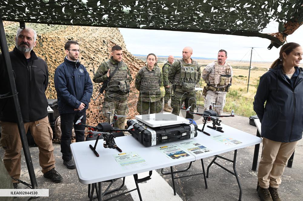 Royal At The 'Atlas 24' Exercise Of The Army - Zaragoza