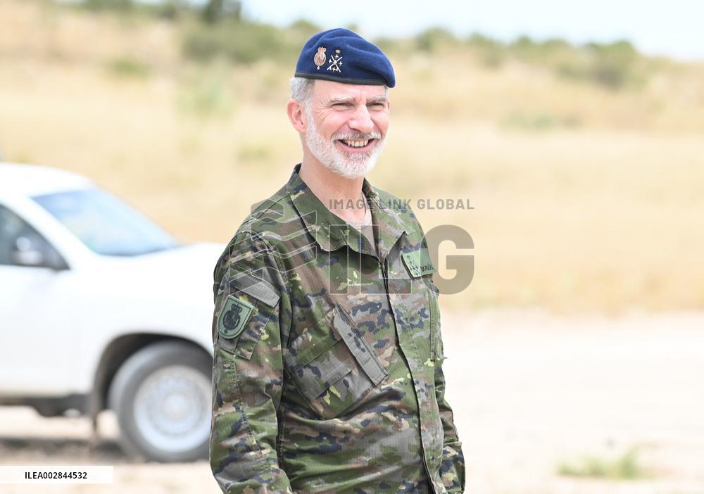 Royal At The 'Atlas 24' Exercise Of The Army - Zaragoza