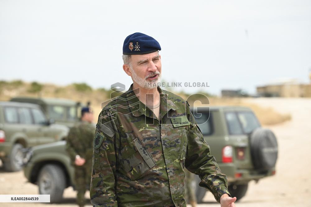 Royal At The 'Atlas 24' Exercise Of The Army - Zaragoza