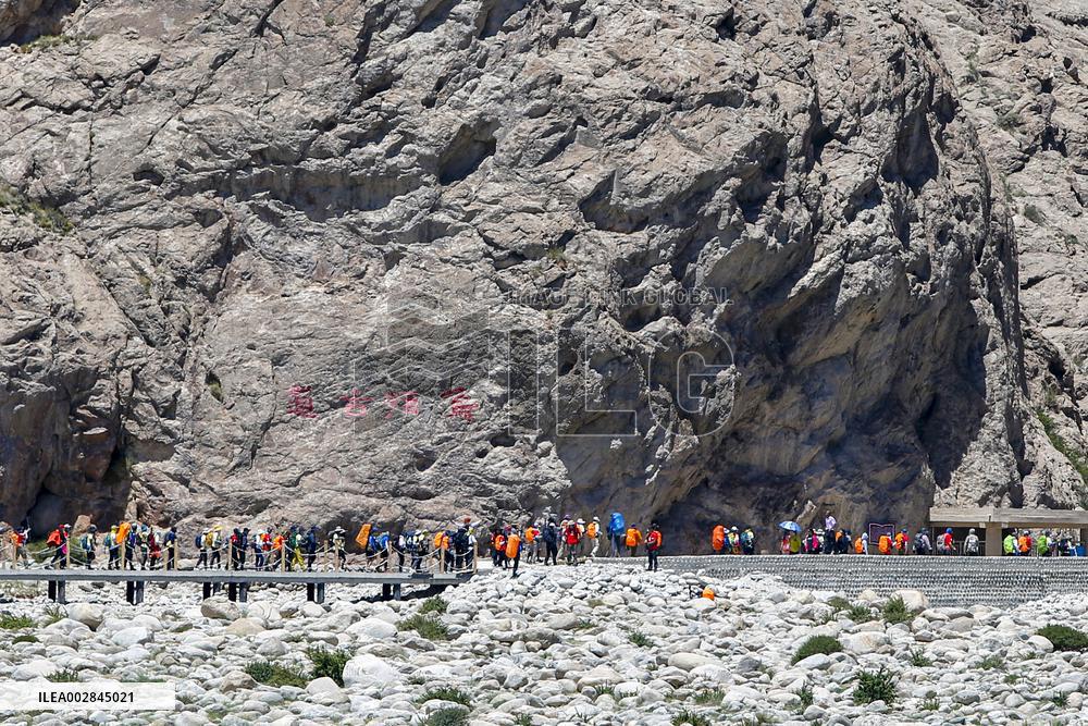 CHINA-XINJIANG-BAICHENG-WUSUN ANCIENT ROAD-HIKING-CAMPING (CN)