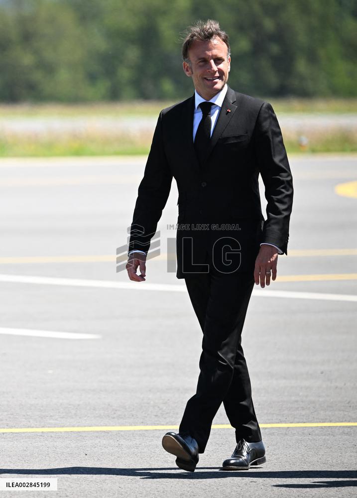 Macron And Steinmeier On Visit In Ouradour-Sur-Glane