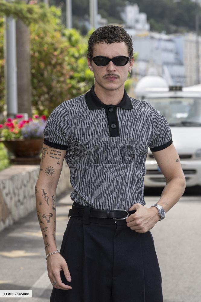 Aron Piper At Jacquemus 'La Casa' Cruise Collection Show - Capri