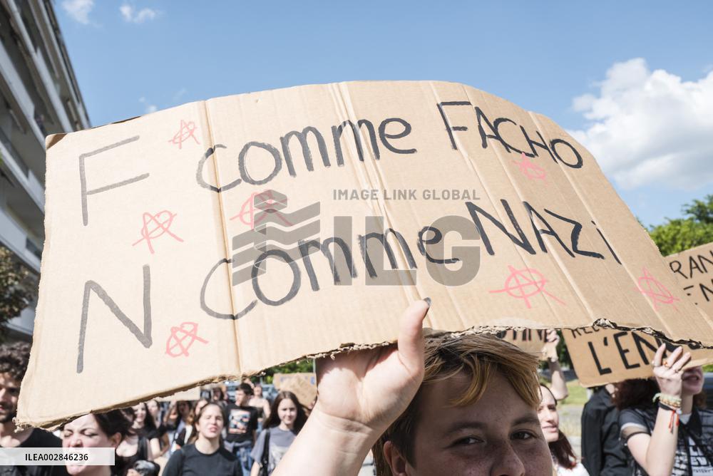 Spontaneous Demonstration Against RN - Montauban