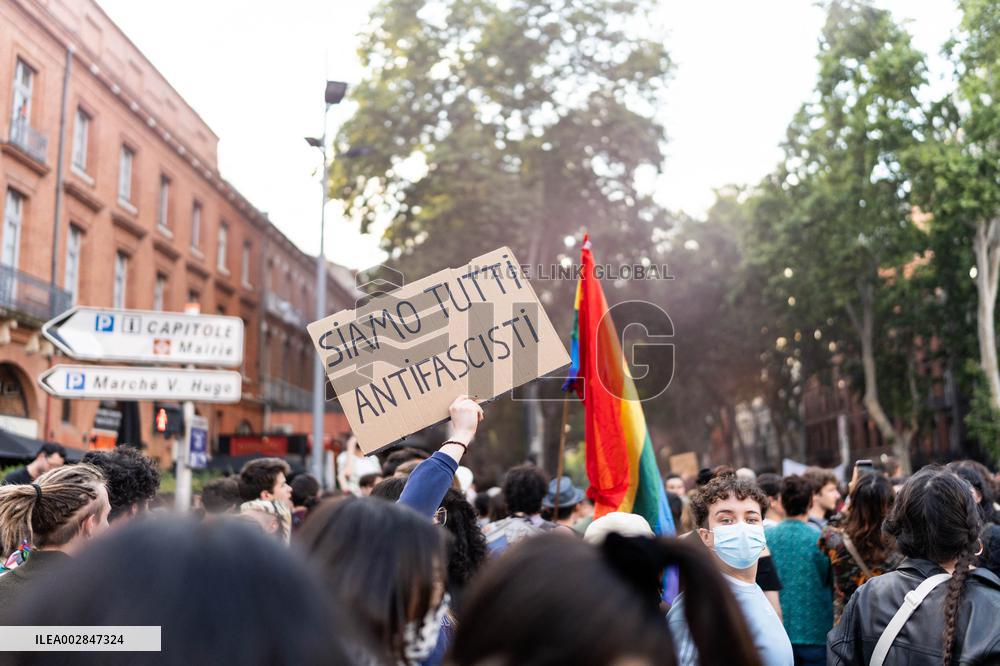 Rally Against The Far Right - Toulouse