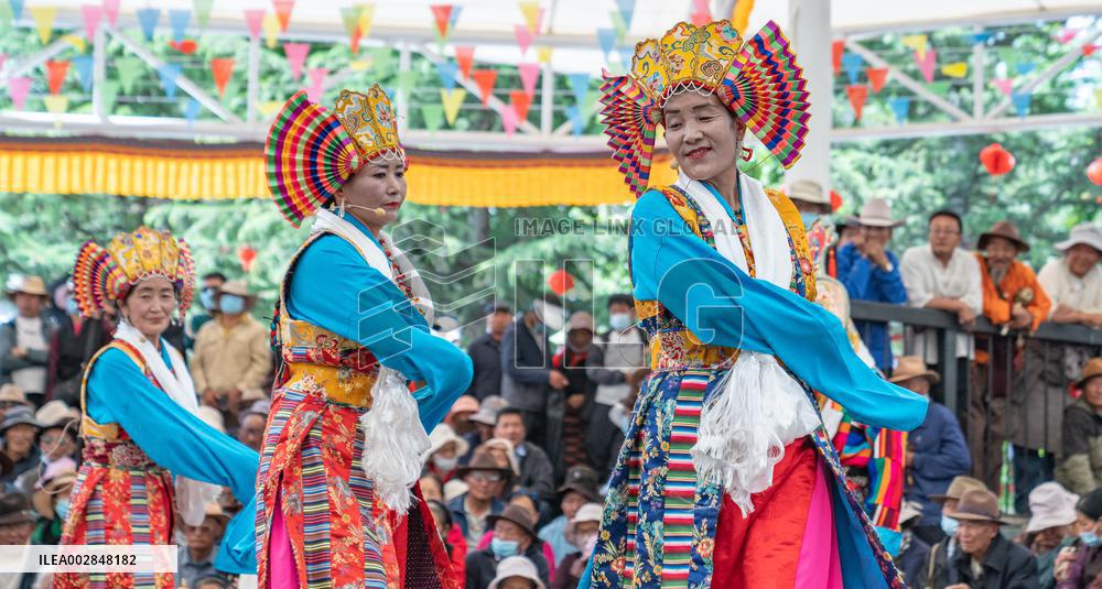 (InXizang)CHINA-XIZANG-TIBETAN OPERA-PERFORMANCE (CN)