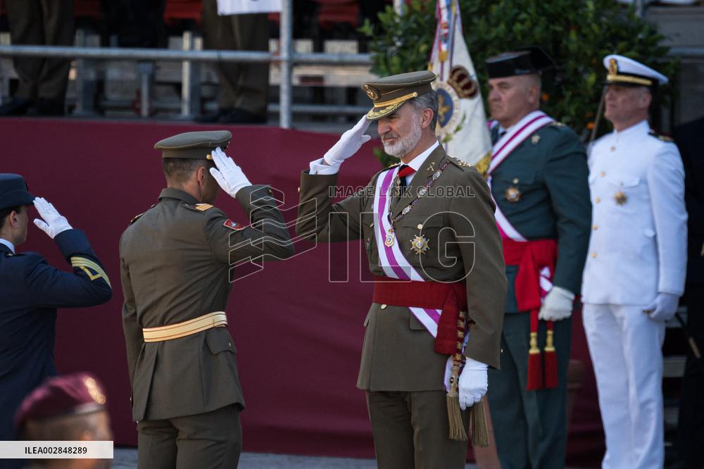 King Felipe Attends the Meeting The Royal and Military Order of Saint Hermenegildo - Spain